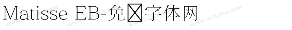Matisse EB字体转换